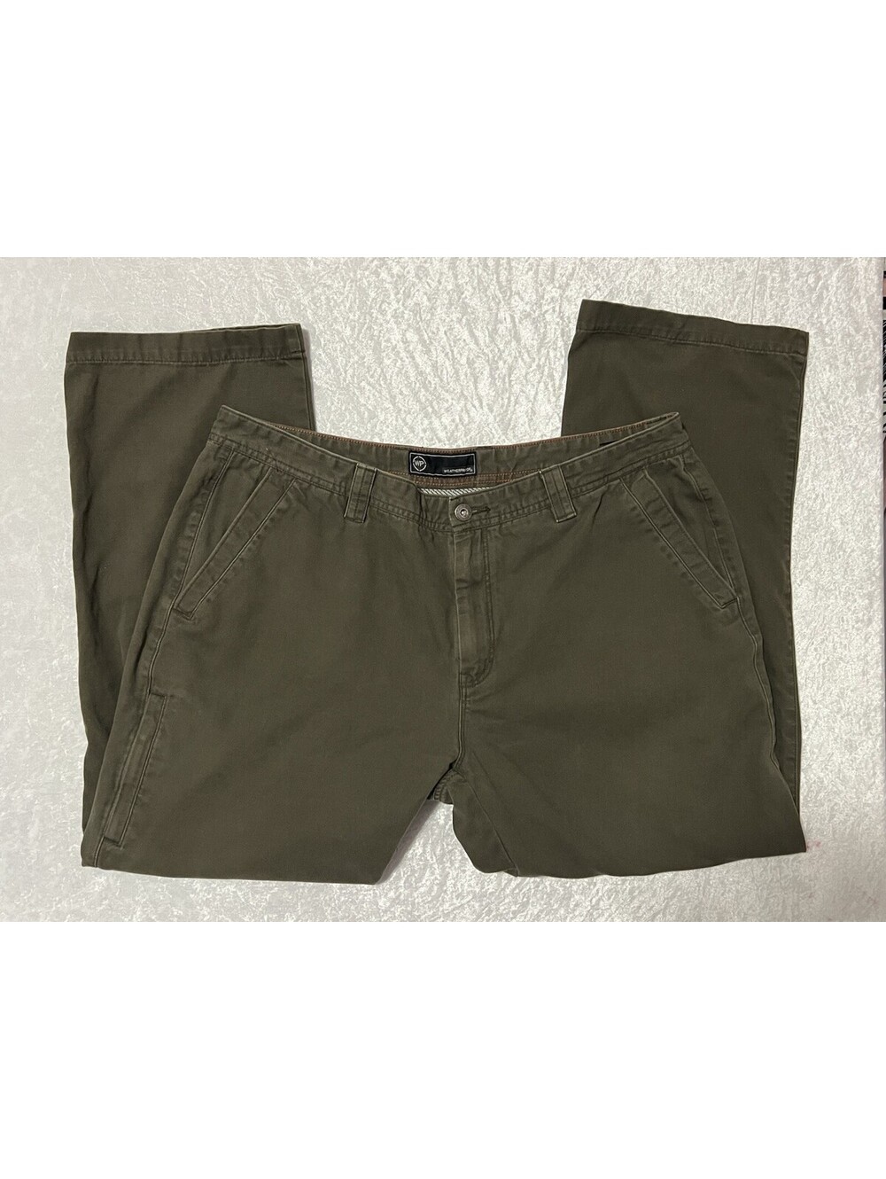 WP Weatherproof Men’s 100% Cotton Work Pants Size 38x30 Cargo Pocket
